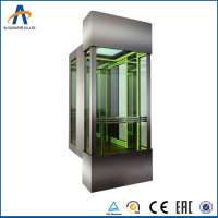 1250KG elevator glass round elevator brands