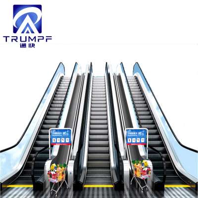 Shopping cart escalator conveyor with vvvf drive goods