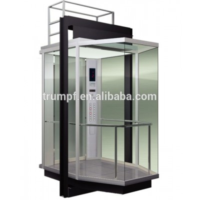 4 side Observation glass PANORAMIC LIFT ELEVATOR